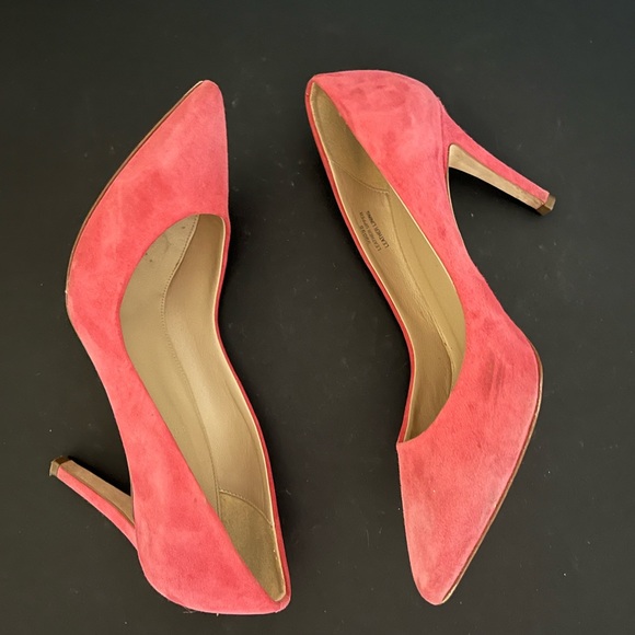 J. Crew Everly suede heels I Color: Pink I Size: 8.5 - Picture 5 of 6